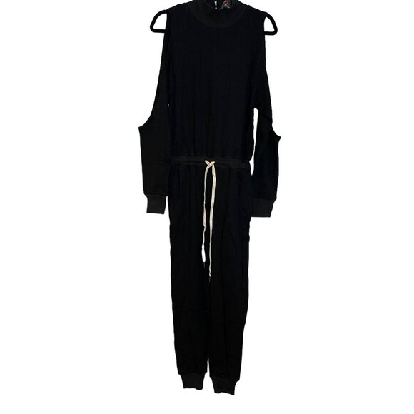 New Philanthropy Danilo Jumpsuit Cut-Out Arms Jersey Knit in Black Size M - Picture 8 of 15
